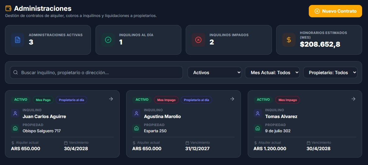 Administración de alquileres: cómo automatizar contratos, cobros y liquidaciones