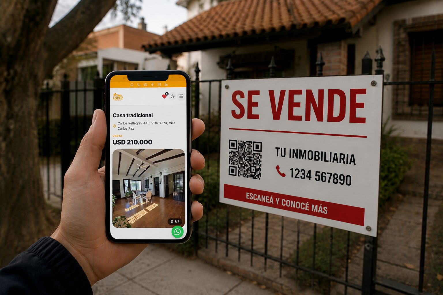 Cómo transformar tus carteles de "Se Vende" en captadores de clientes 24/7